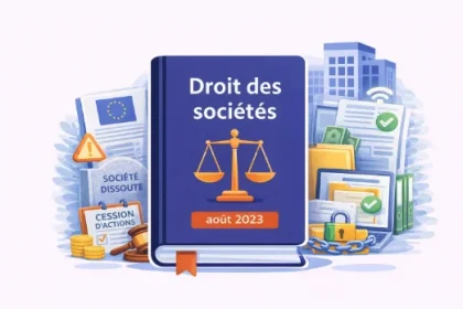 Actualités du droit des sociétés en août 2023 et analyse des décisions de la Cour de cassation sur la prorogation et la cession d’actions