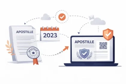 Présentation de la réforme de l’apostille en 2023 et de la dématérialisation des extraits Kbis confiée aux notaires pour simplifier les formalités de légalisation