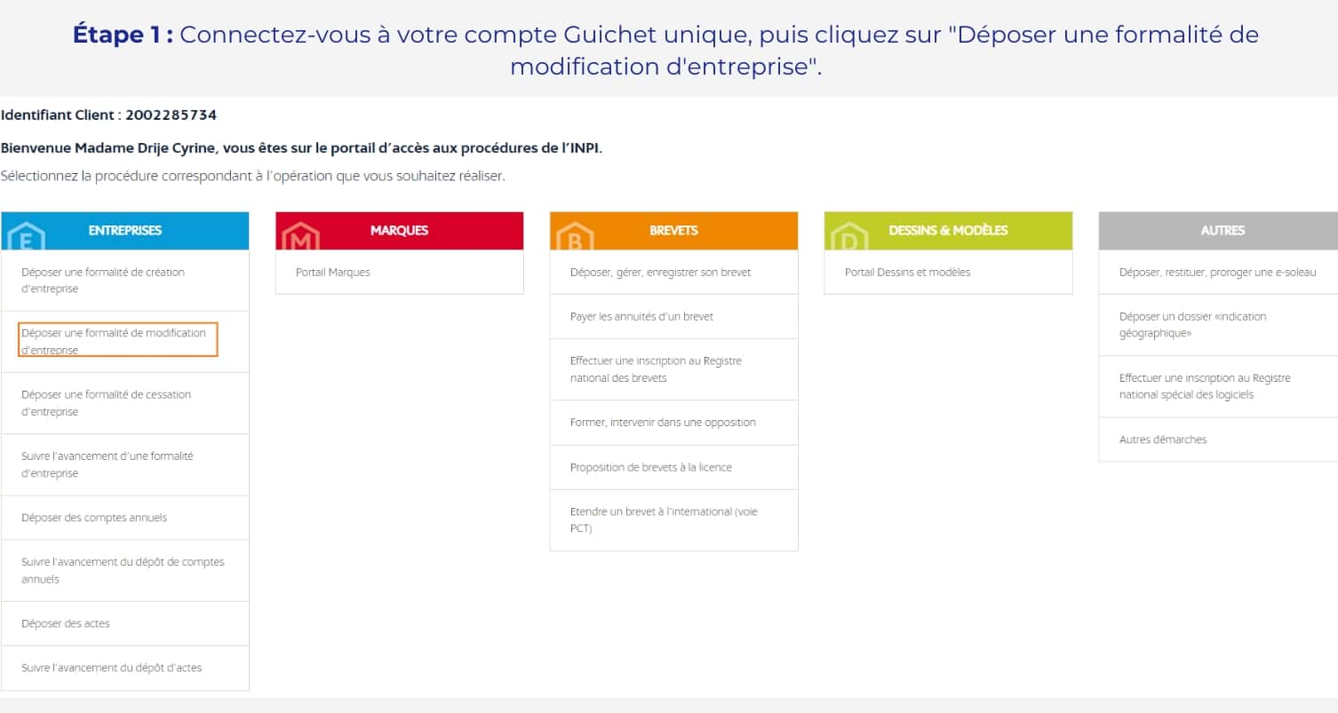 Déposer les comptes annuels sur le Guichet unique