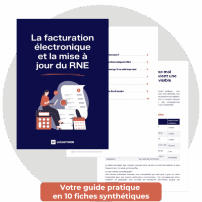 Couverture du livre blanc Facturation électronique et mise à jour du RNE — LegalVision