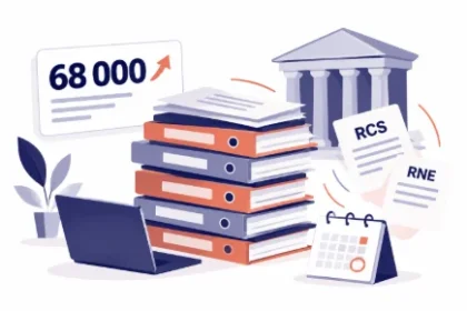 En 2025, 68 057 entreprises ont été placées en procédure collective. Chaque procédure laisse des traces au RCS et au RNE, et certaines formalités passent par le guichet unique : voici ce que les avocats et experts-comptables ont intérêt à anticiper.